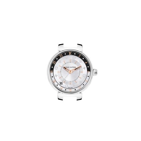 Tambour Moon Dual Time Black & White 35 